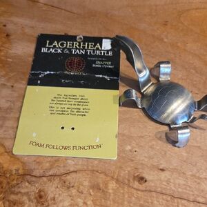 Lagerhead Black & Tan Turtle Bottle Opener